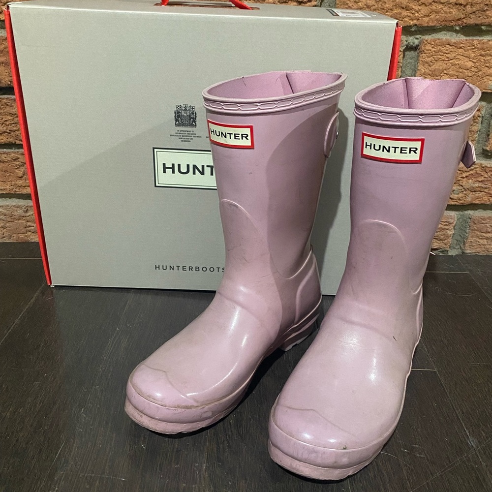 Short, HUNTER Rainboots with Boot Socks